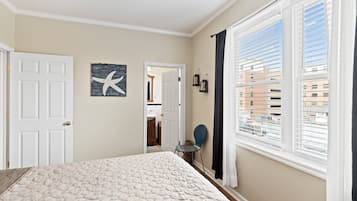 2 bedrooms, iron/ironing board, travel crib, free WiFi