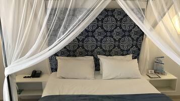 1 chambre, literie de qualité supérieure, bureau, rideaux occultants