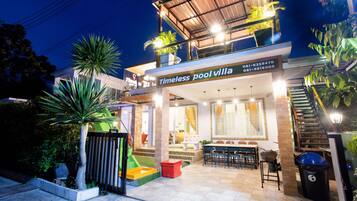 Fassade der Unterkunft