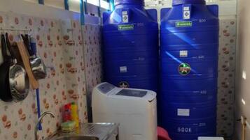 4-Bedroom Villa | Private kitchen | Full-sized fridge, coffee/tea maker, rice cooker