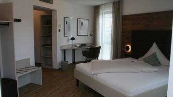 Ropa de cama hipoalergénica y minibar