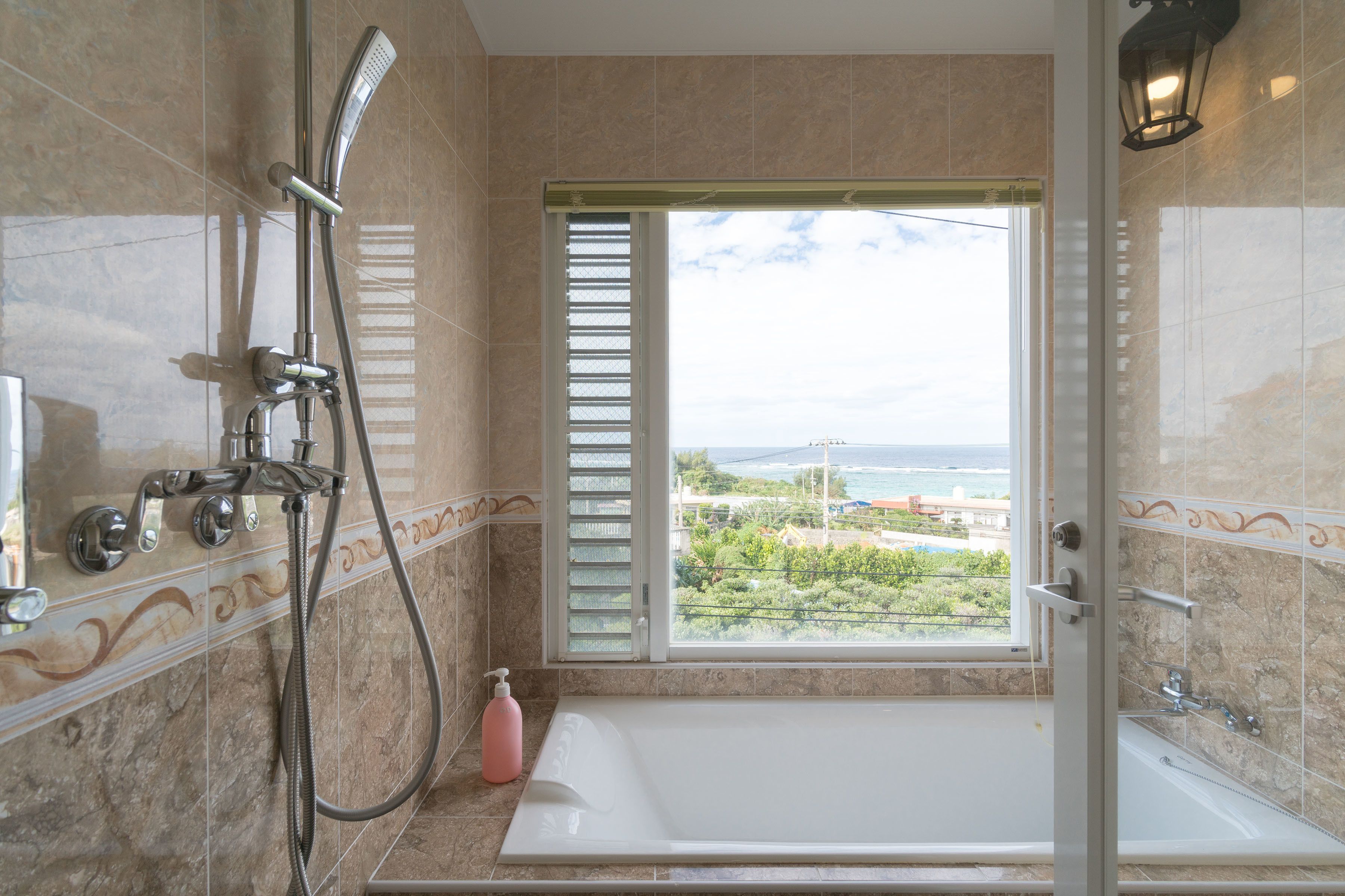 marseille | bathroom | separate bathtub and shower, deep-soaking bathtub, free toiletries