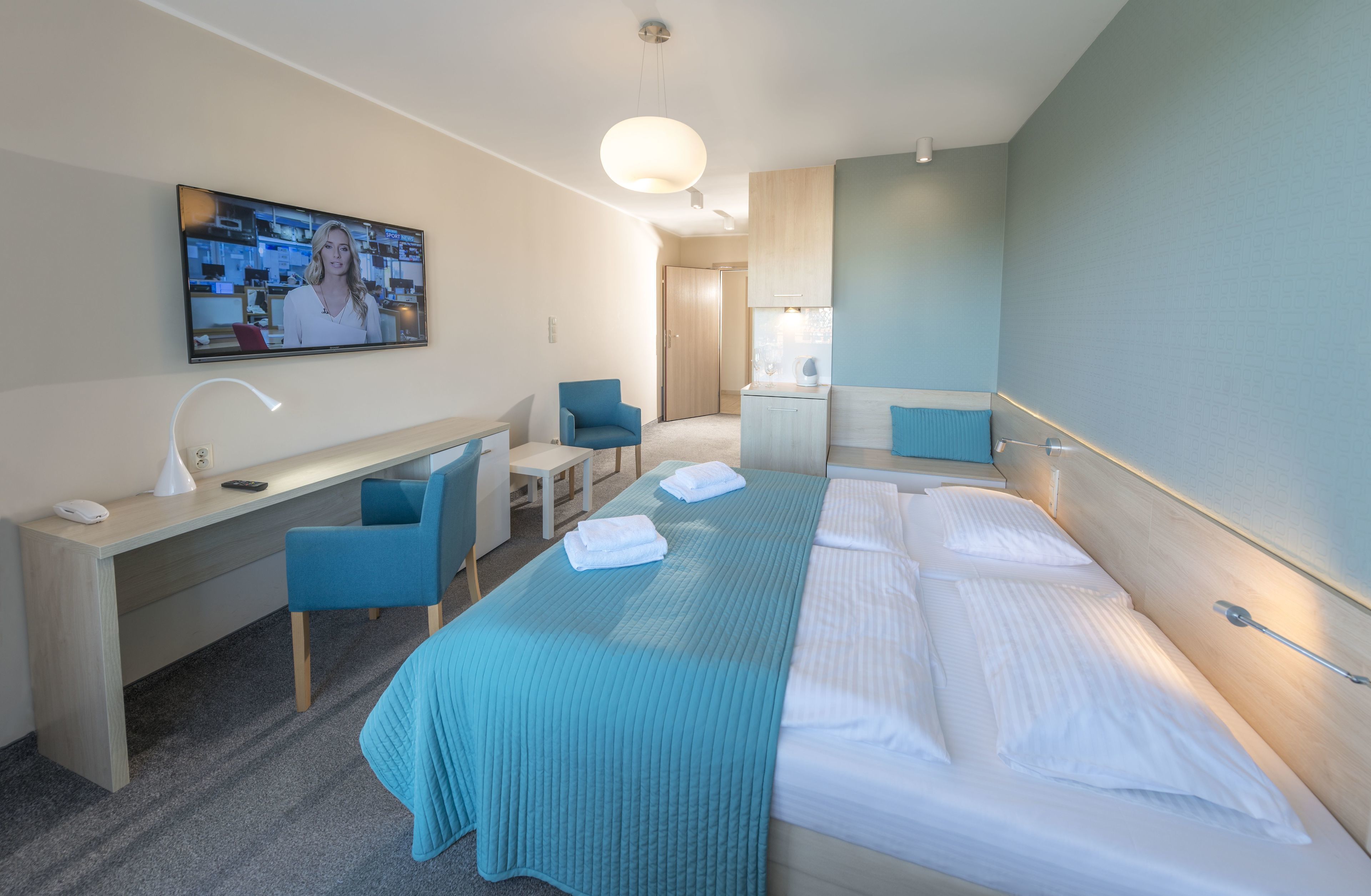 Desk, cots/infant beds, rollaway beds, free WiFi