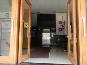 Interior entrance