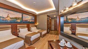 Minibar, in-room safe, desk, blackout drapes