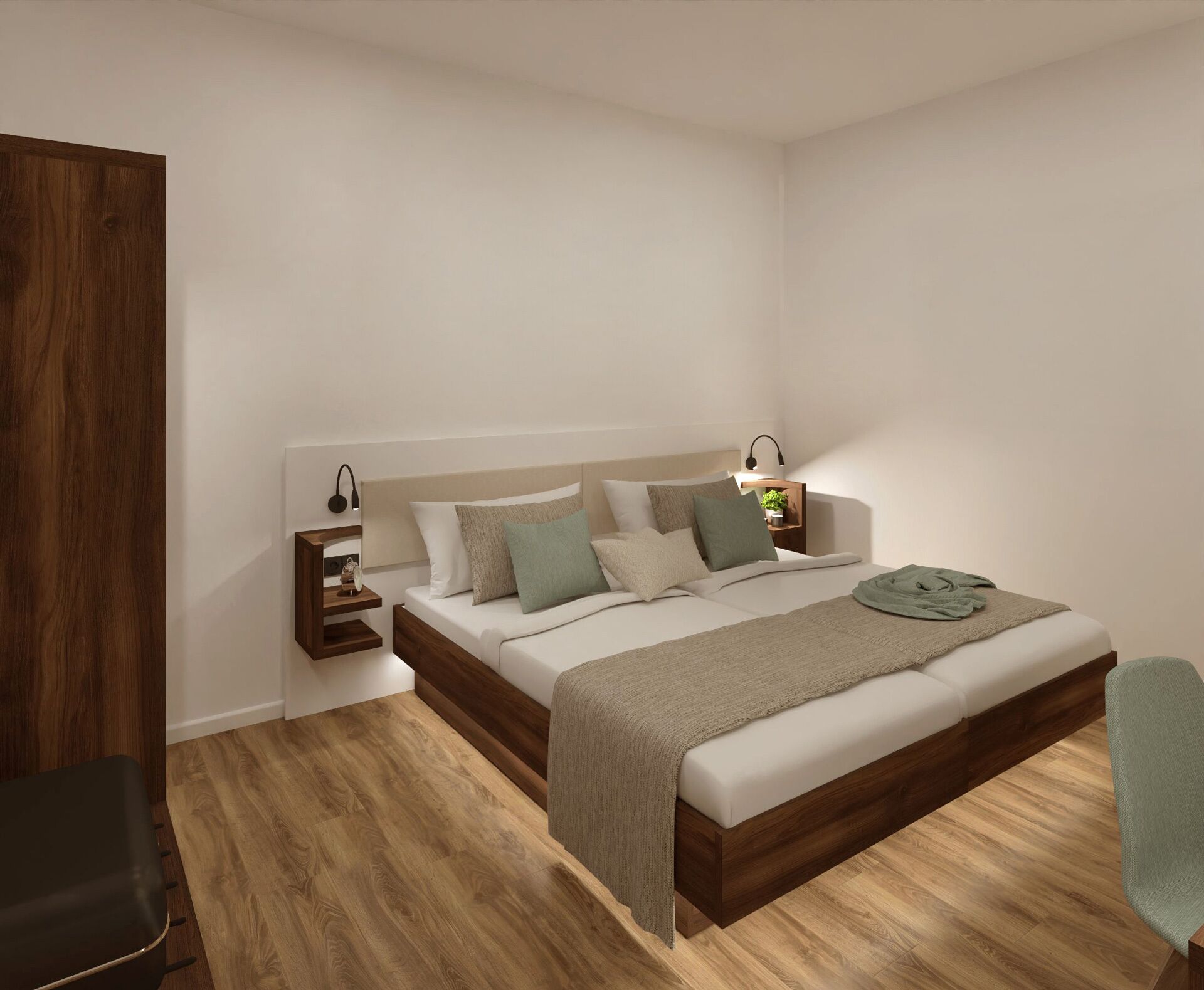 Comfort Double Room | Hypo-allergenic bedding, in-room safe, desk, laptop workspace