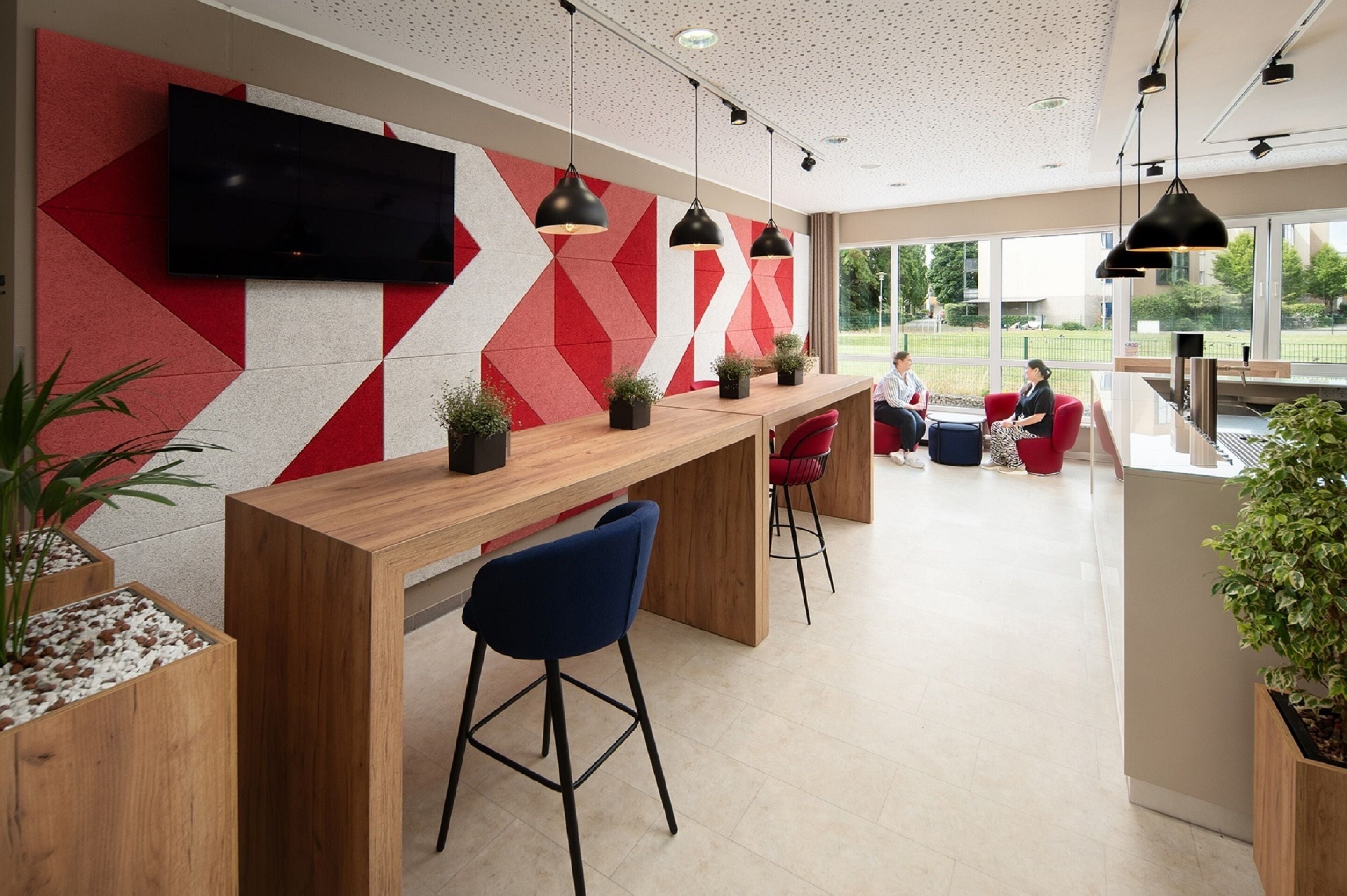 Sala de estar en el lobby