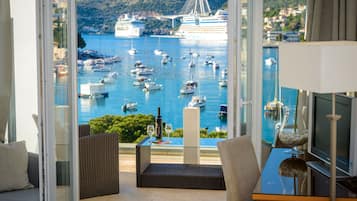 Studio Confort, terrasse, vue mer | Vue de la chambre