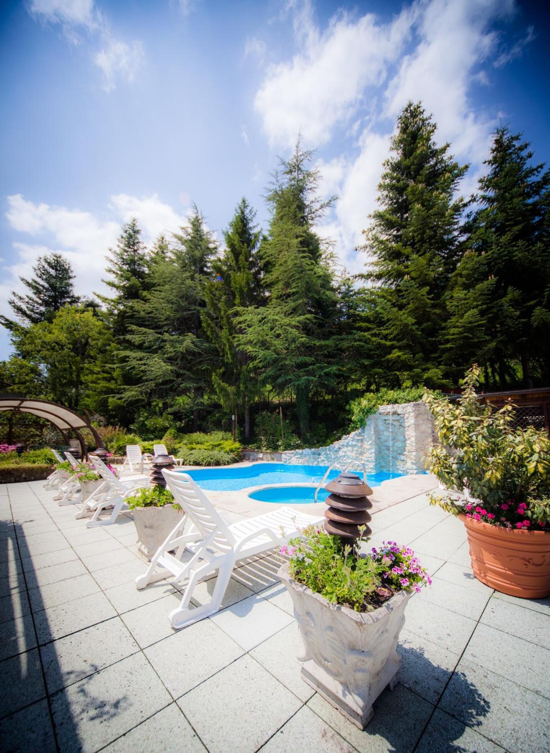 Alberca al aire libre por temporada 