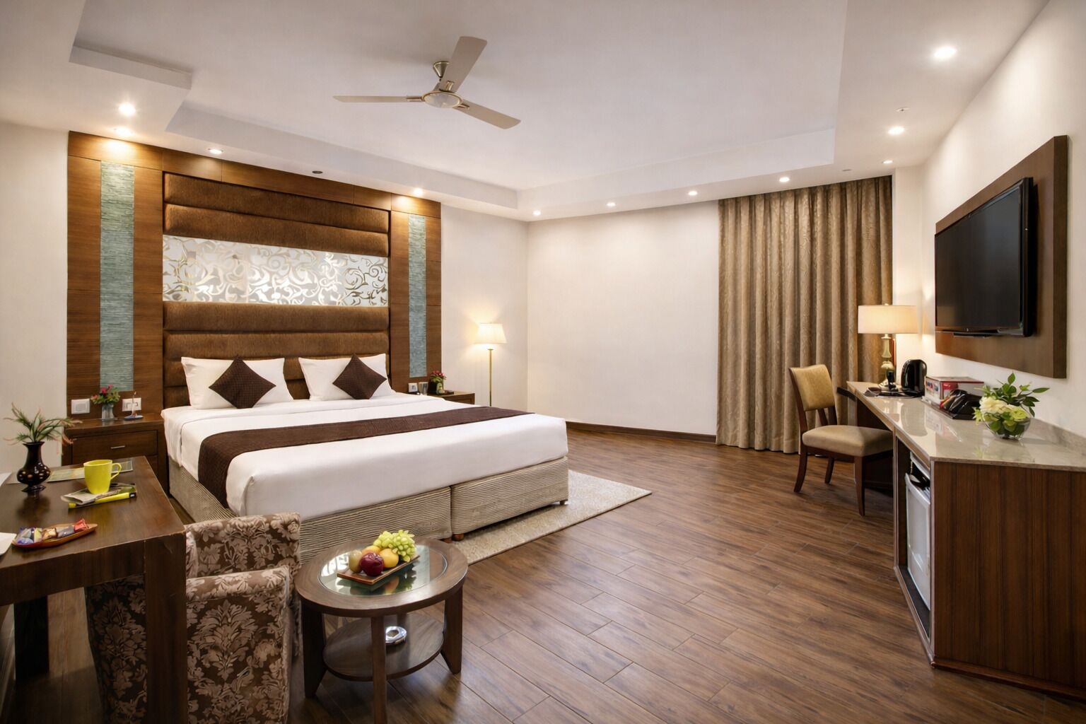 Phòng đôi hoặc 2 giường đơn phong cách cổ điển | Bộ đồ giường kháng dị ứng, chăn bông 