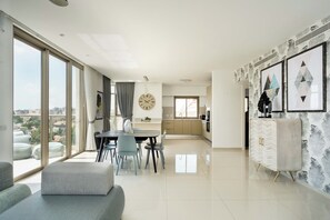 Presidential Apartment, 2 Bedrooms, City View | 1 bedroom, in-room safe, blackout curtains, iron/ironing board