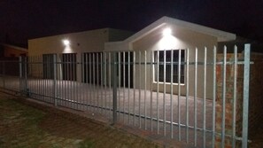 Front of property – evening/night