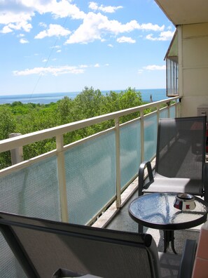 公寓, 2 間臥室, 城市景觀, 面海 | 陽台