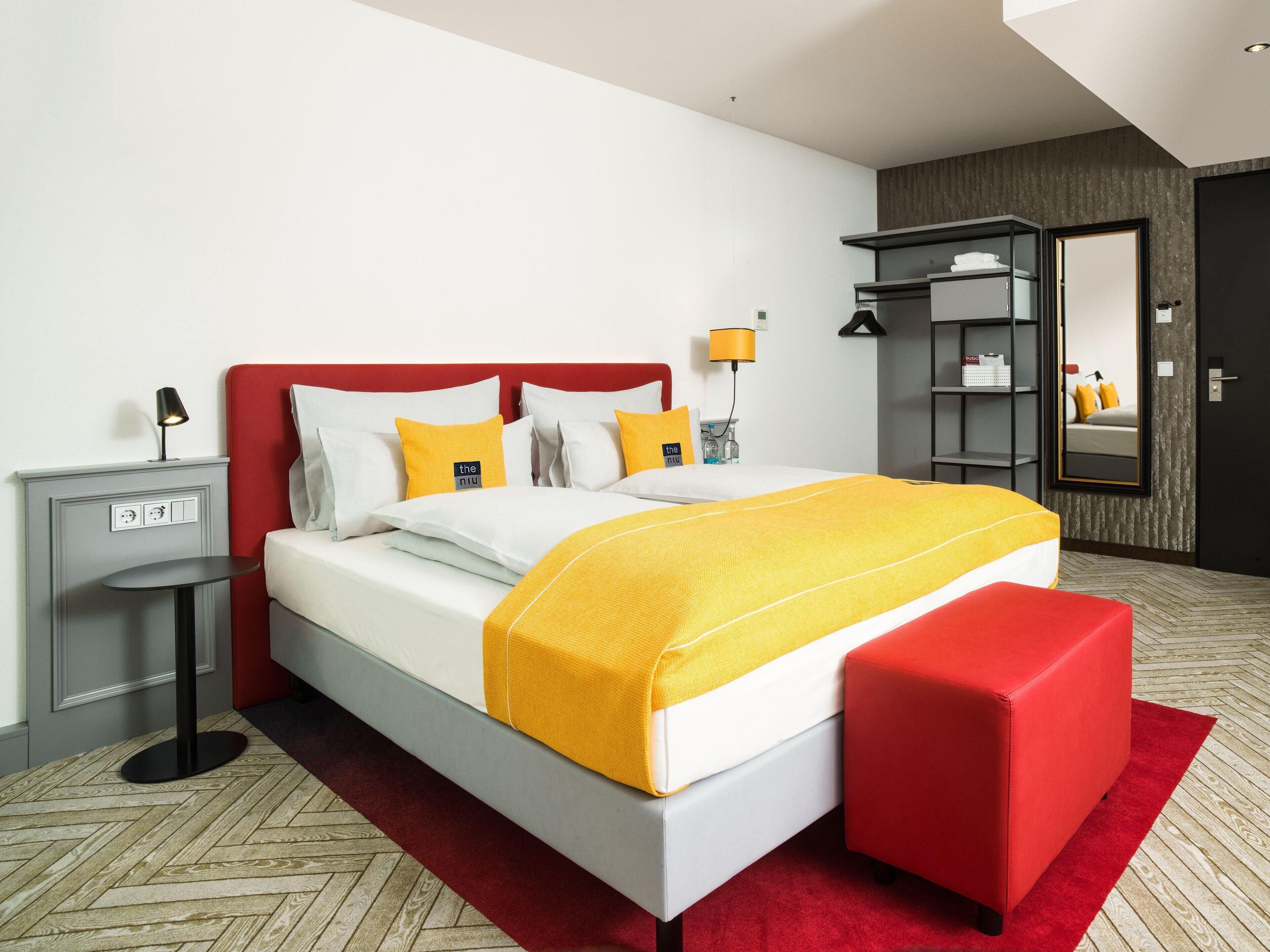 Premium bedding, in-room safe, desk, soundproofing