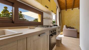 Appartamento Comfort, 2 camere da letto | Cucina privata | Frigorifero con congelatore, forno, piano cottura