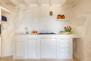 Casa Tradizionale, 1 camera da letto | Cucina privata | Frigorifero, pentole/stoviglie/utensili