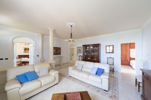 Classic Villa, 3 Bedrooms | Living area | Flat-screen TV - 619 La Ripostiera by Barbarhouse (Castro)