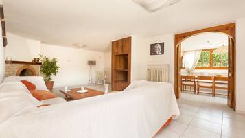 Villa, 6 Bedrooms, Pool Access | Living area | Flat-screen TV, fireplace, ping pong