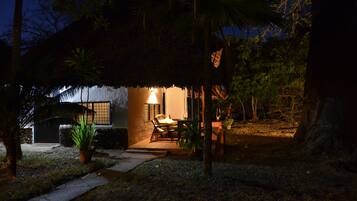 Front of property - evening/night