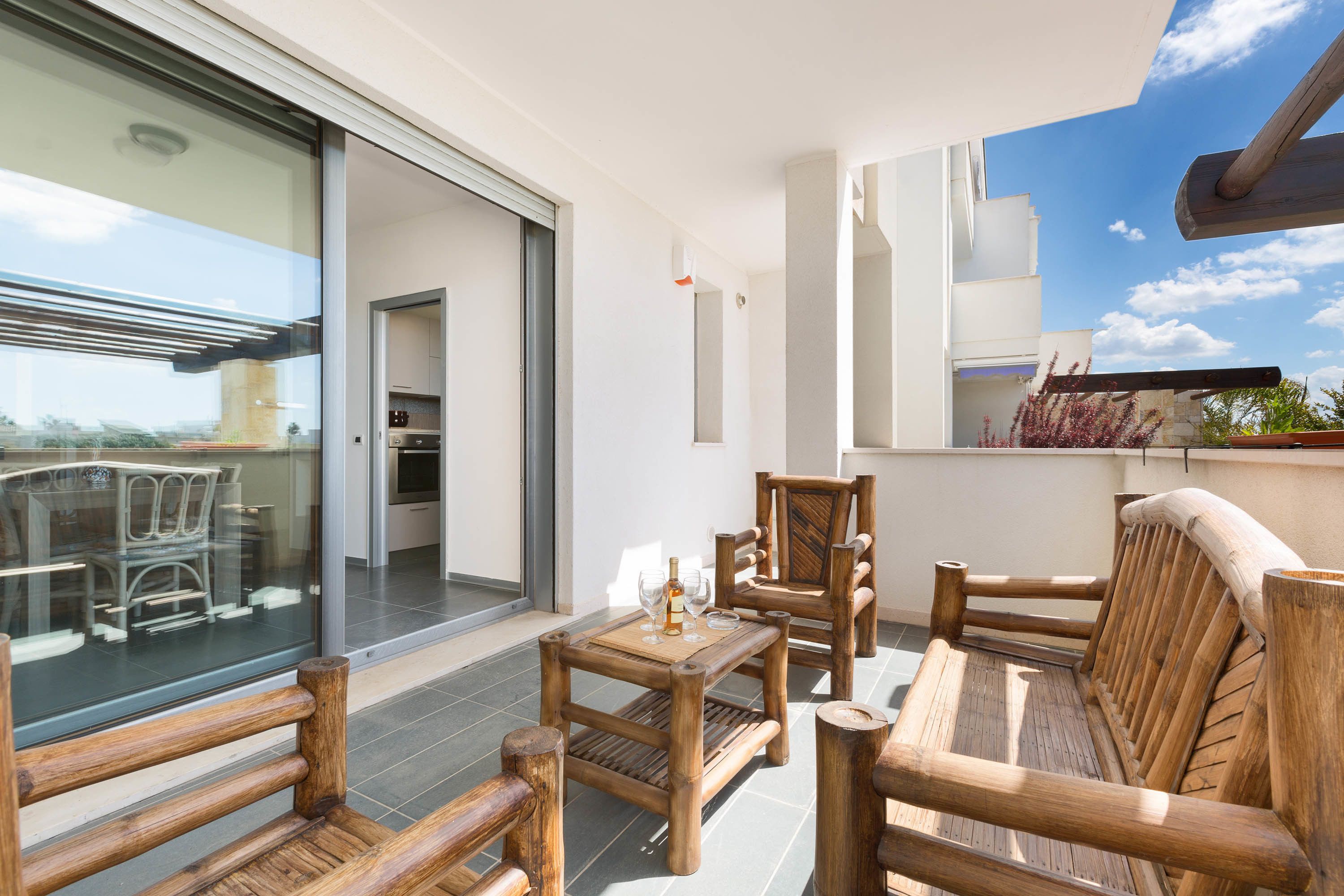 Appartement Deluxe, 2 chambres | Terrasse/Patio