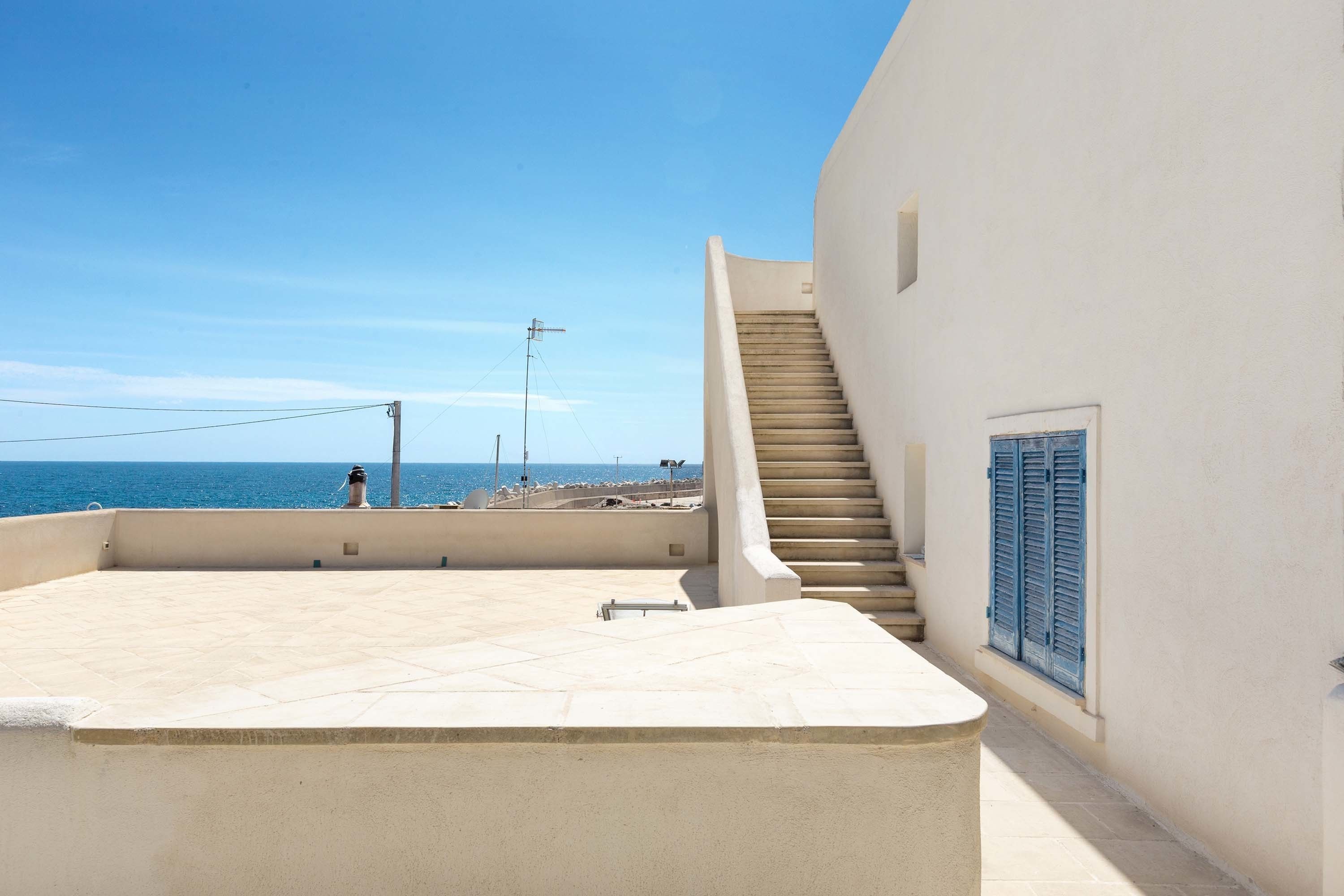 Ferienhaus, 2 Schlafzimmer, Terrasse, Meerblick | Ausblick vom Zimmer