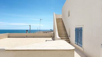 Ferienhaus, 2 Schlafzimmer, Terrasse, Meerblick | Ausblick vom Zimmer