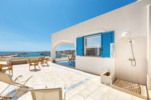 House, 2 Bedrooms, Terrace, Sea View | Terrace/patio - Attico del Blu (Castrignano del Capo)