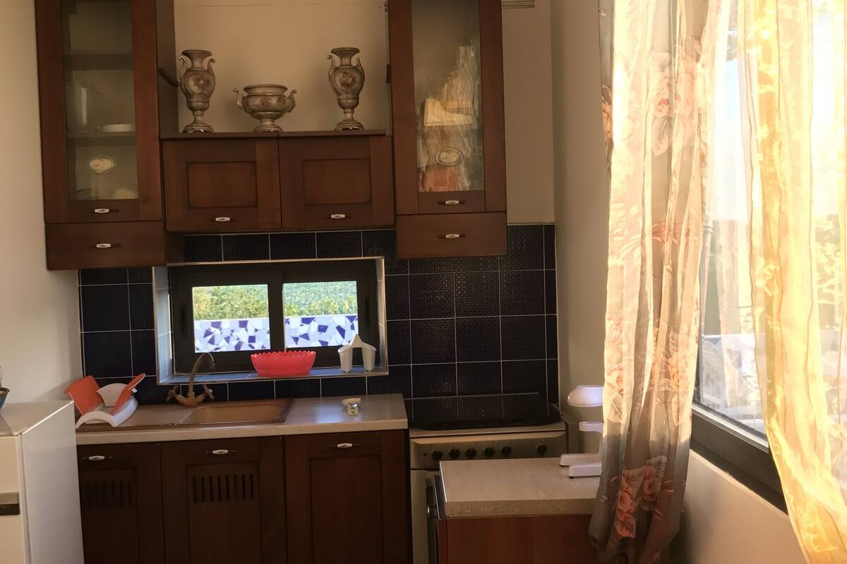 Apartment, 1 Schlafzimmer | Eigene Küche | Wasserkocher mit Kaffee-/Teezubehör, Kühlschrank, Mikrowelle