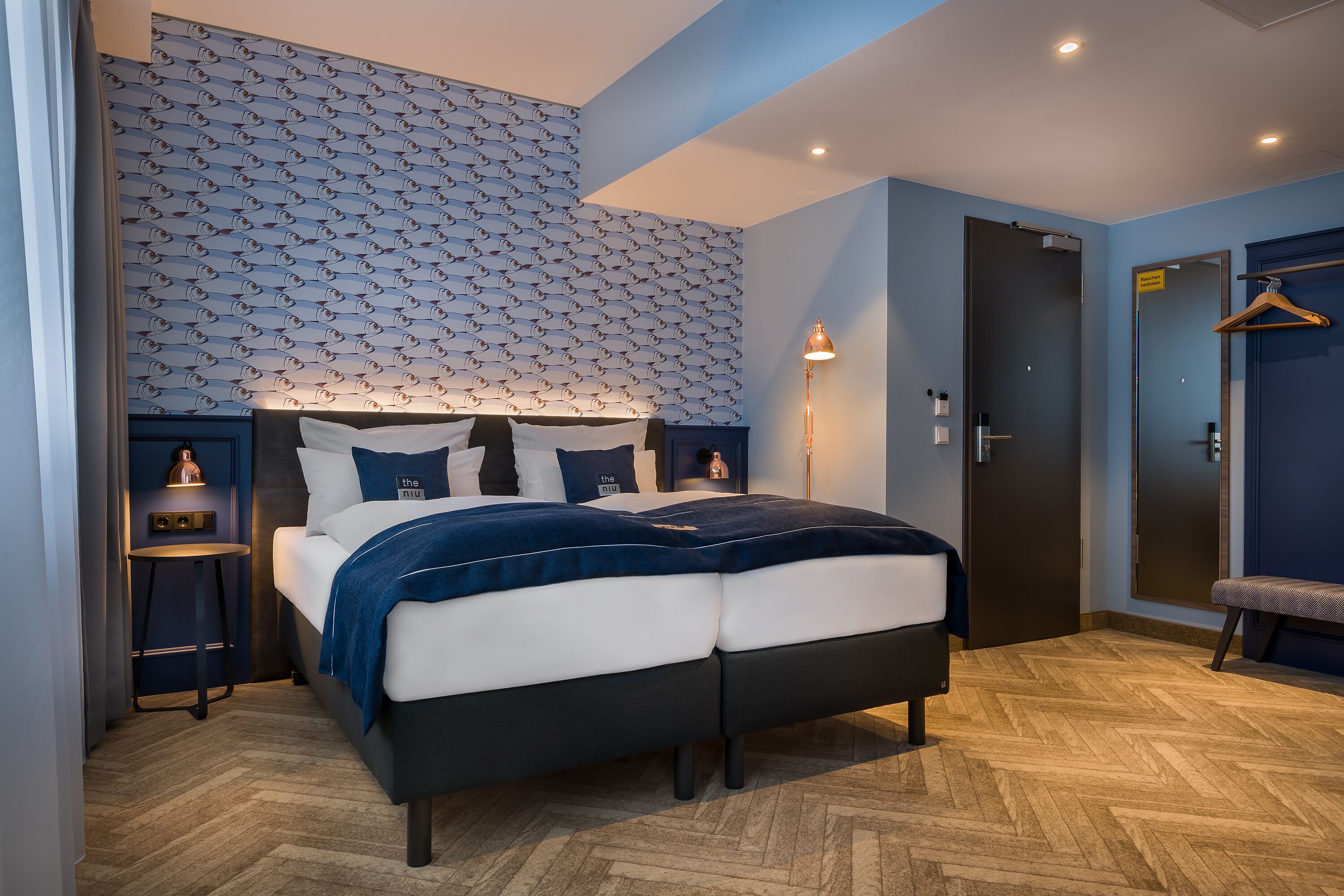 Literie hypoallergénique, coffres-forts dans les chambres