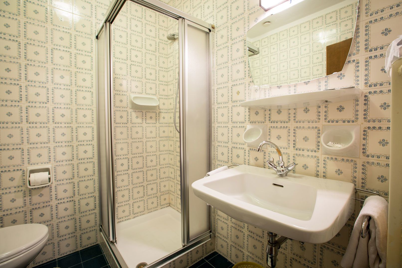 free toiletries, hair dryer, slippers, bidet