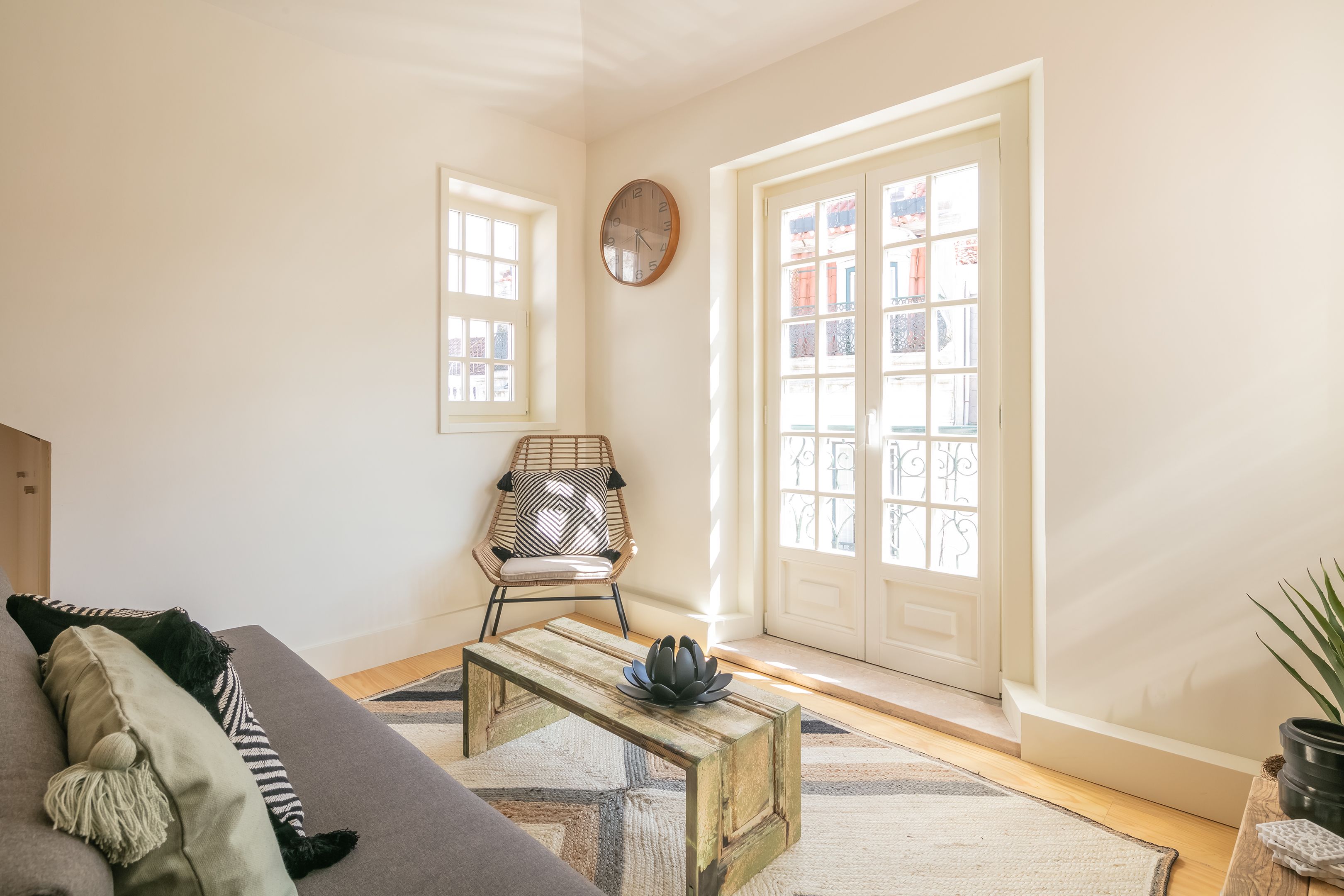 Apartamento luxo, 1 quarto, no mezanino | Área de estar | TV de tela plana