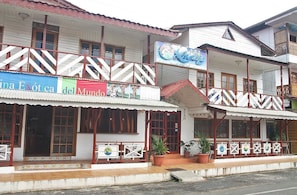 Fassade der Unterkunft