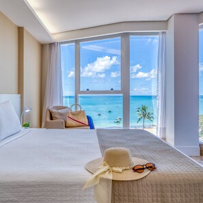 Excellence Frente Mar Casal | 1 間睡房、防敏寢具、房內夾萬、書桌