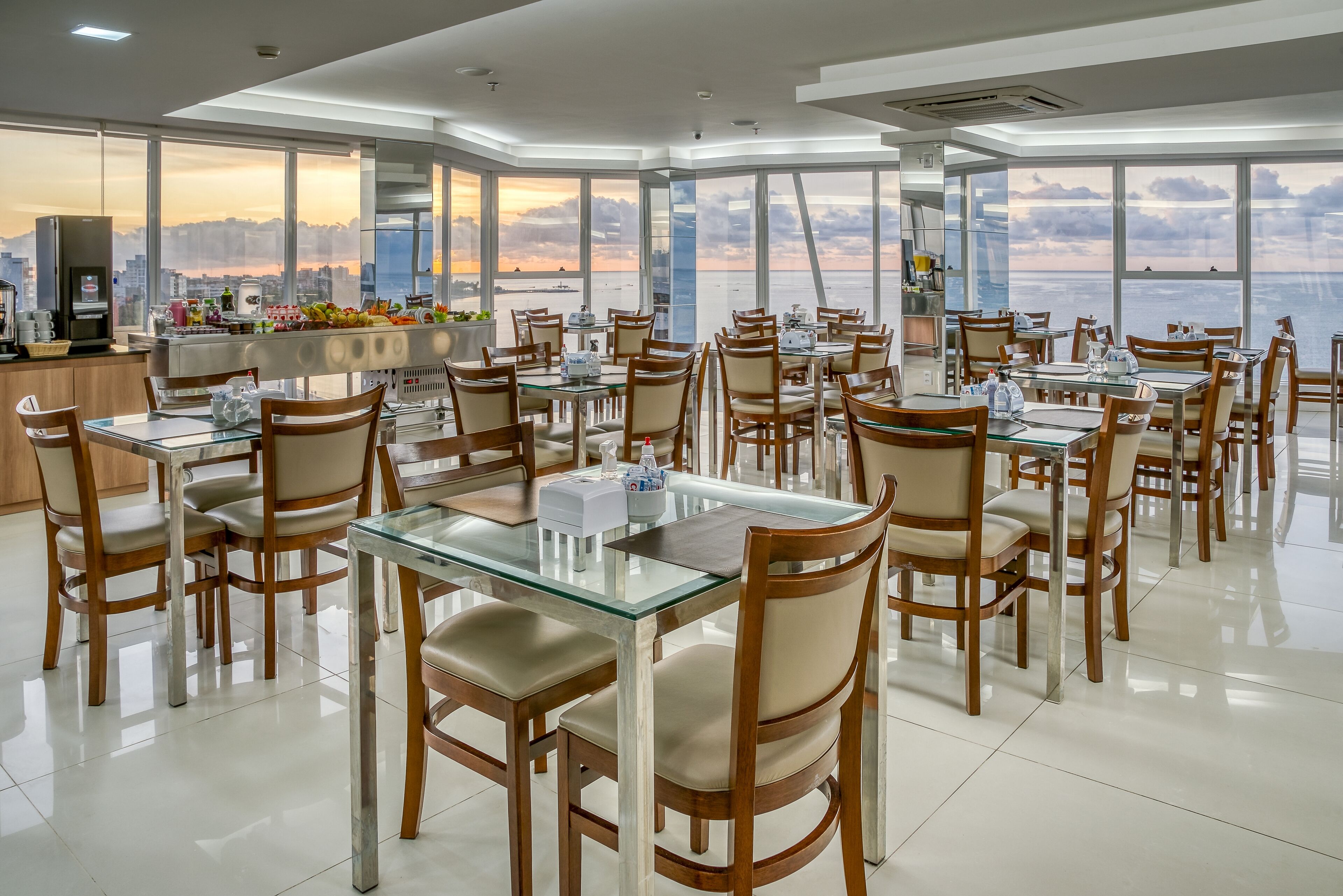 breakfast, lunch, dinner served; beach views