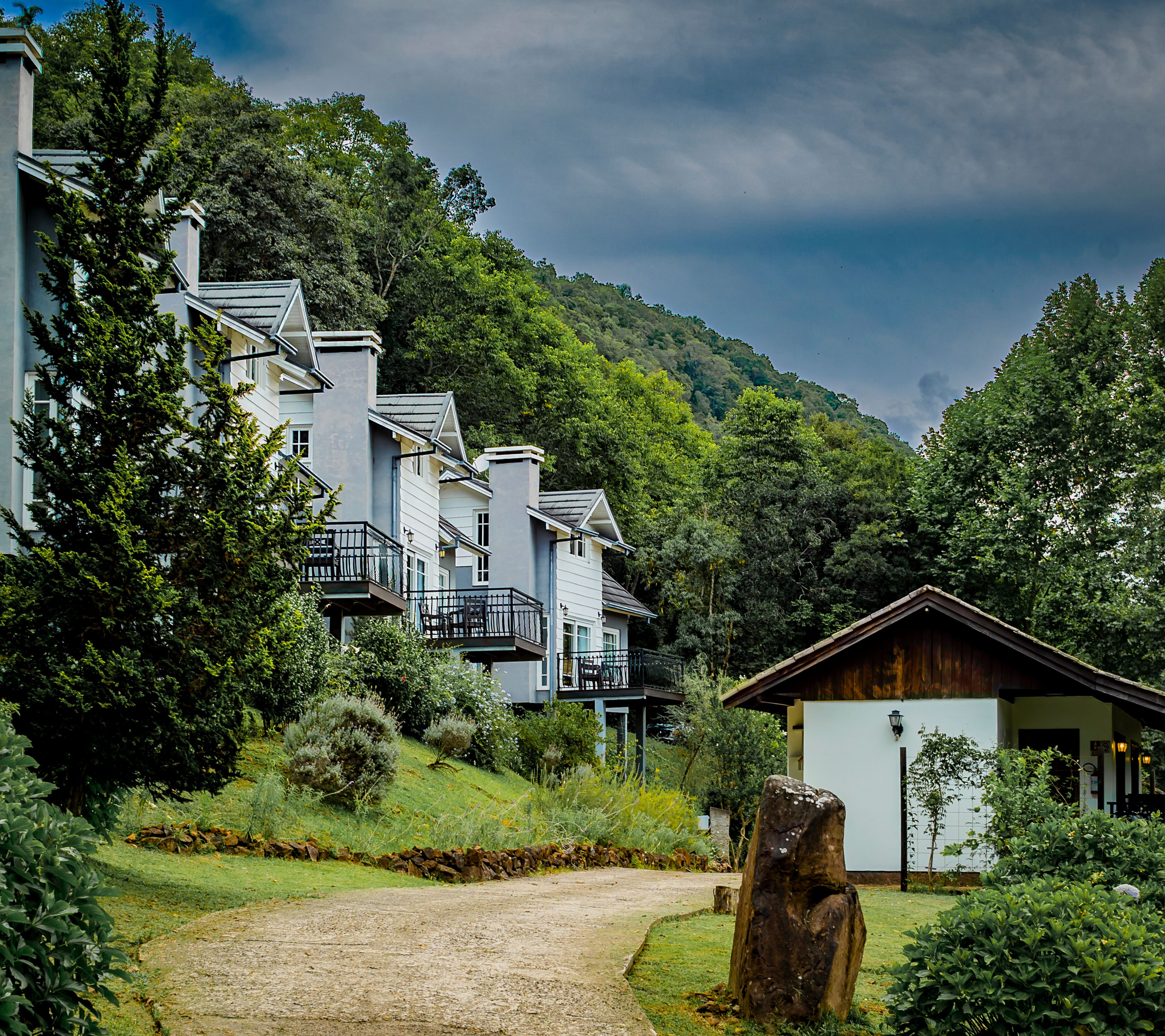 Fassade der Unterkunft