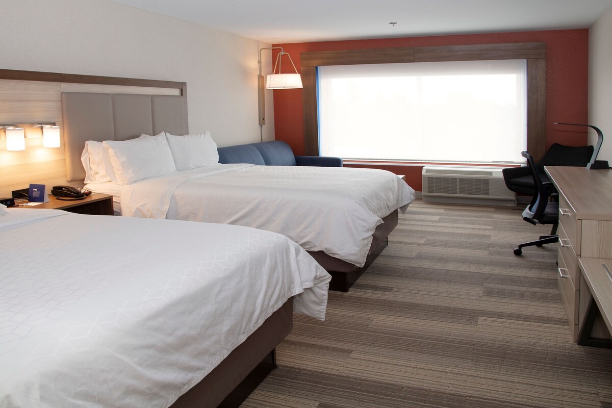 Suite, 2 Queen Beds | In-room safe, desk, blackout drapes, iron/ironing board