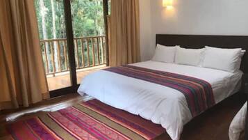 Habitación doble | Sábanas de algodón egipcio y ropa de cama de alta calidad