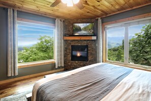 2 bedrooms, iron/ironing board, travel cot, bed sheets