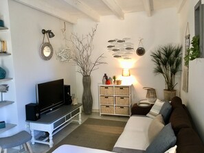 TV, DVD player, books, stereo - Your vacation home 50m from the sea - Benedettu, Porto-Vecchio (Lecci)