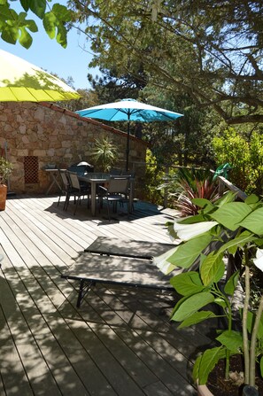 Outdoor dining - Your vacation home 50m from the sea - Benedettu, Porto-Vecchio (Lecci)