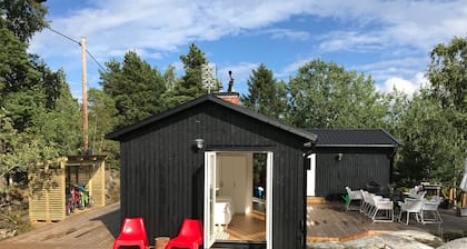 Stockholmer Schären mit Pool, Boot und Fahrräder