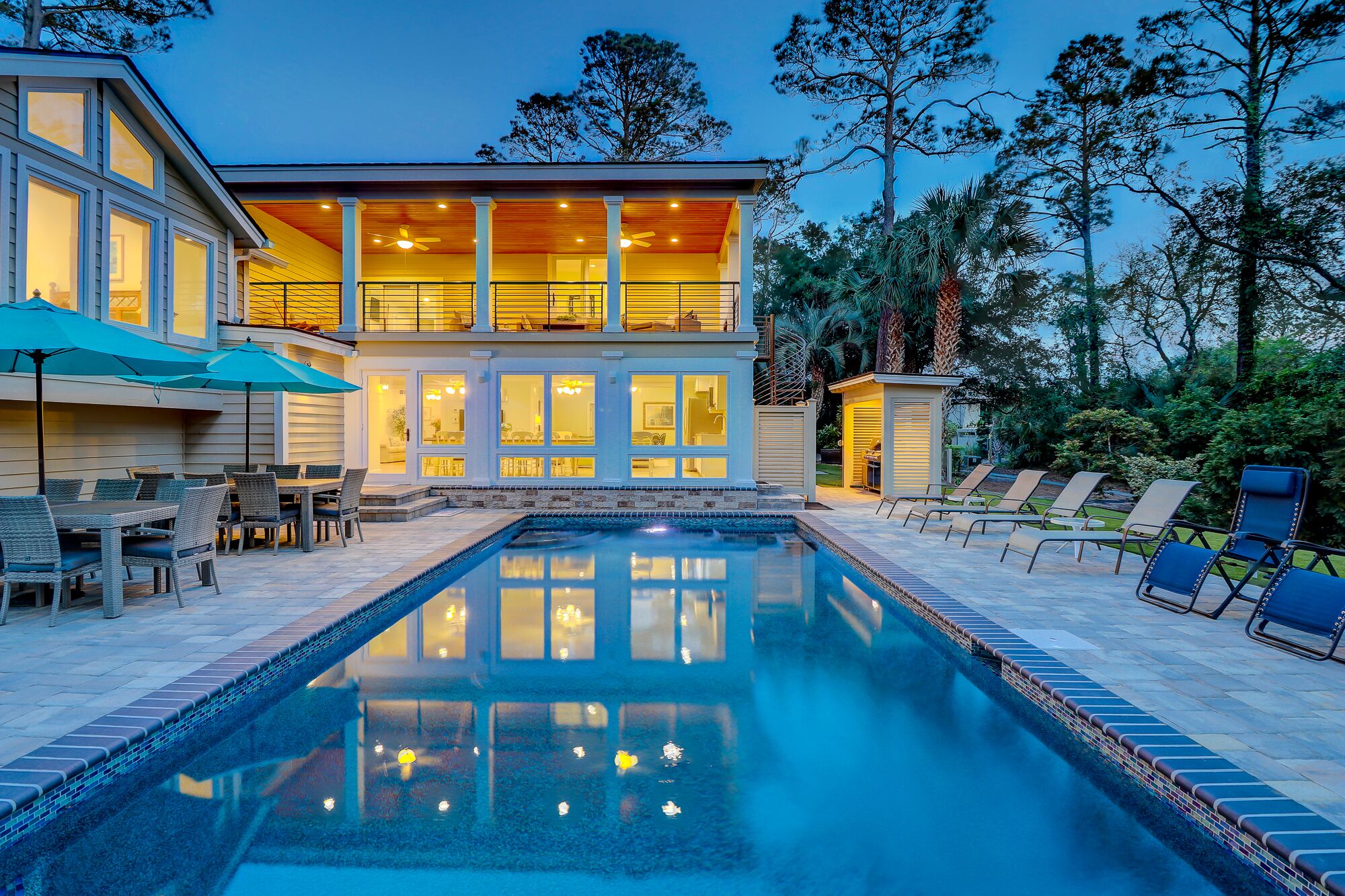 2nd Row Ocean Home w/ a Private Pool & Spa - Steps to Beach - Sea Pines Home!