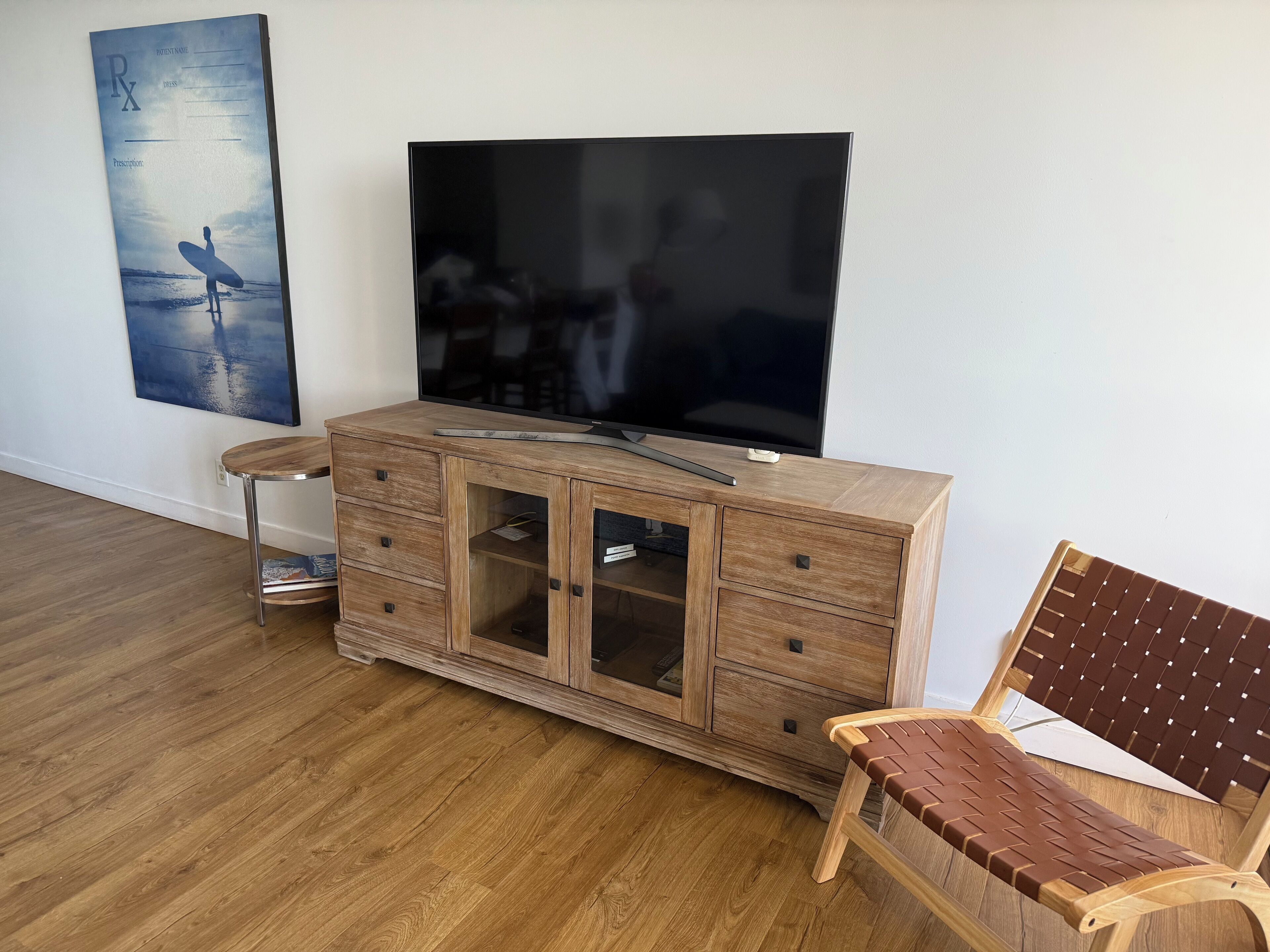 Smart TV, DVD player, stereo