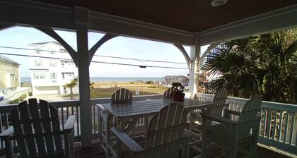 Great Ocean Views - right across the street from the beach!