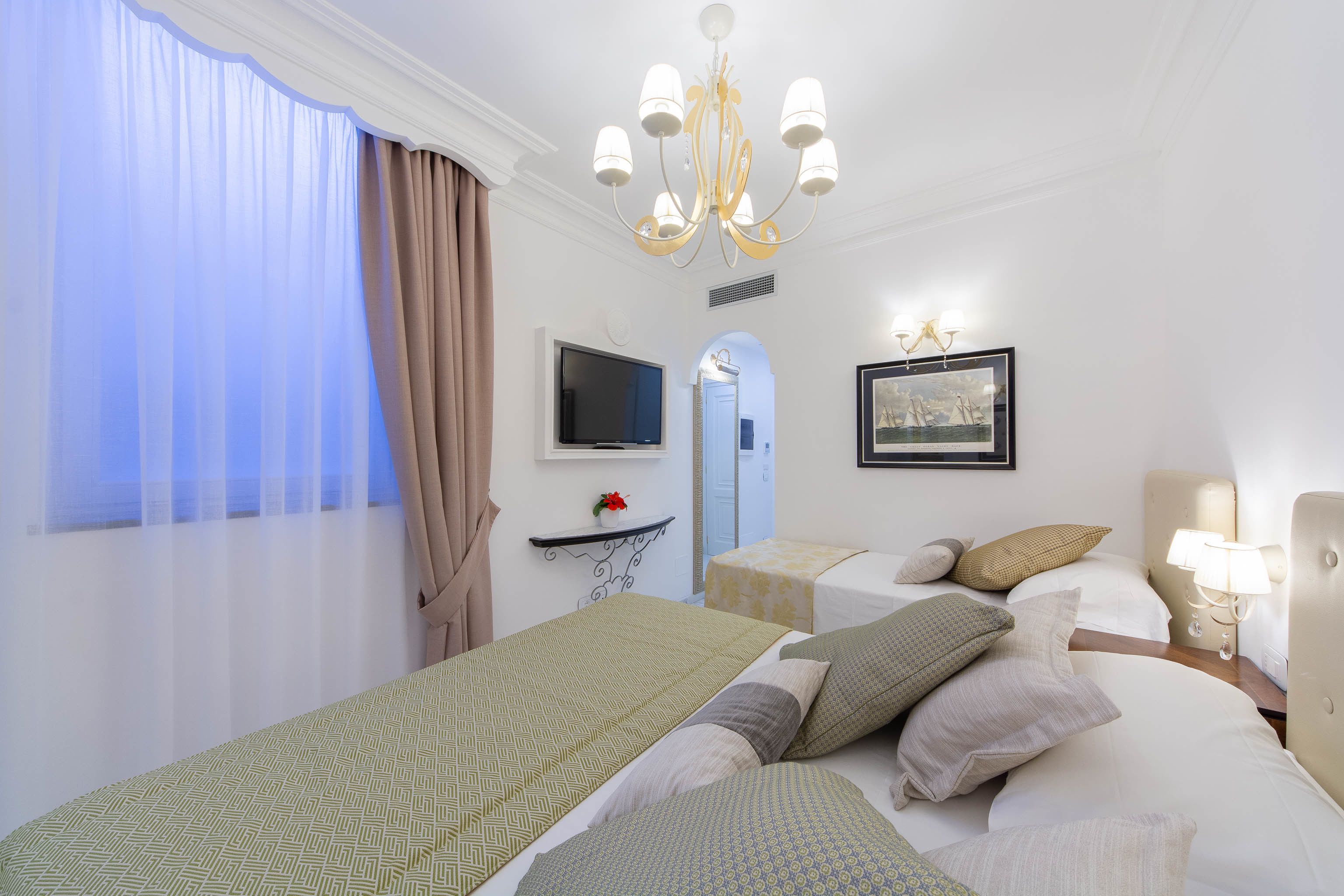 premium bedding, minibar, in-room safe, individually decorated