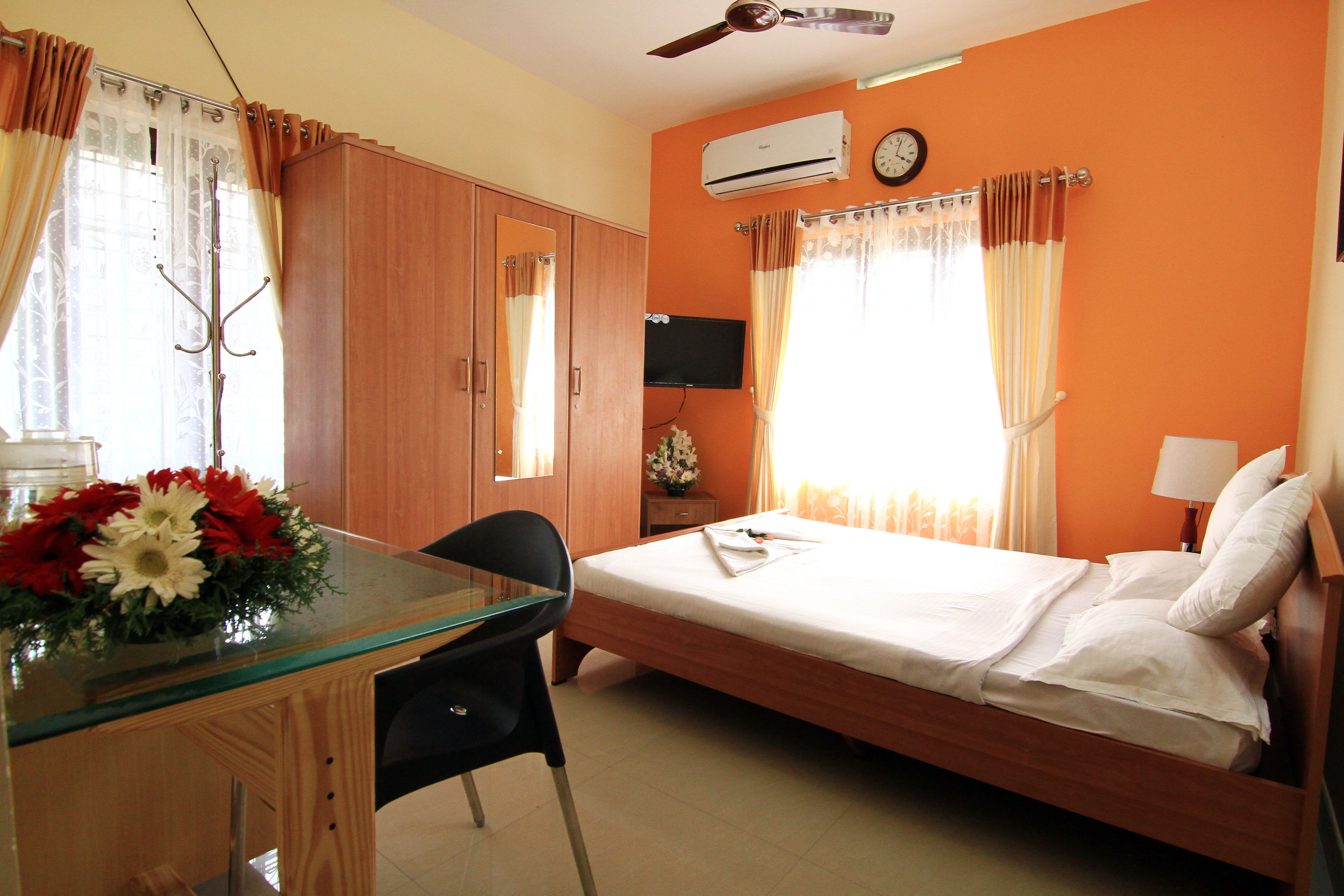 1 kamar tidur, seprai premium, meja kerja, dan Wi-Fi gratis