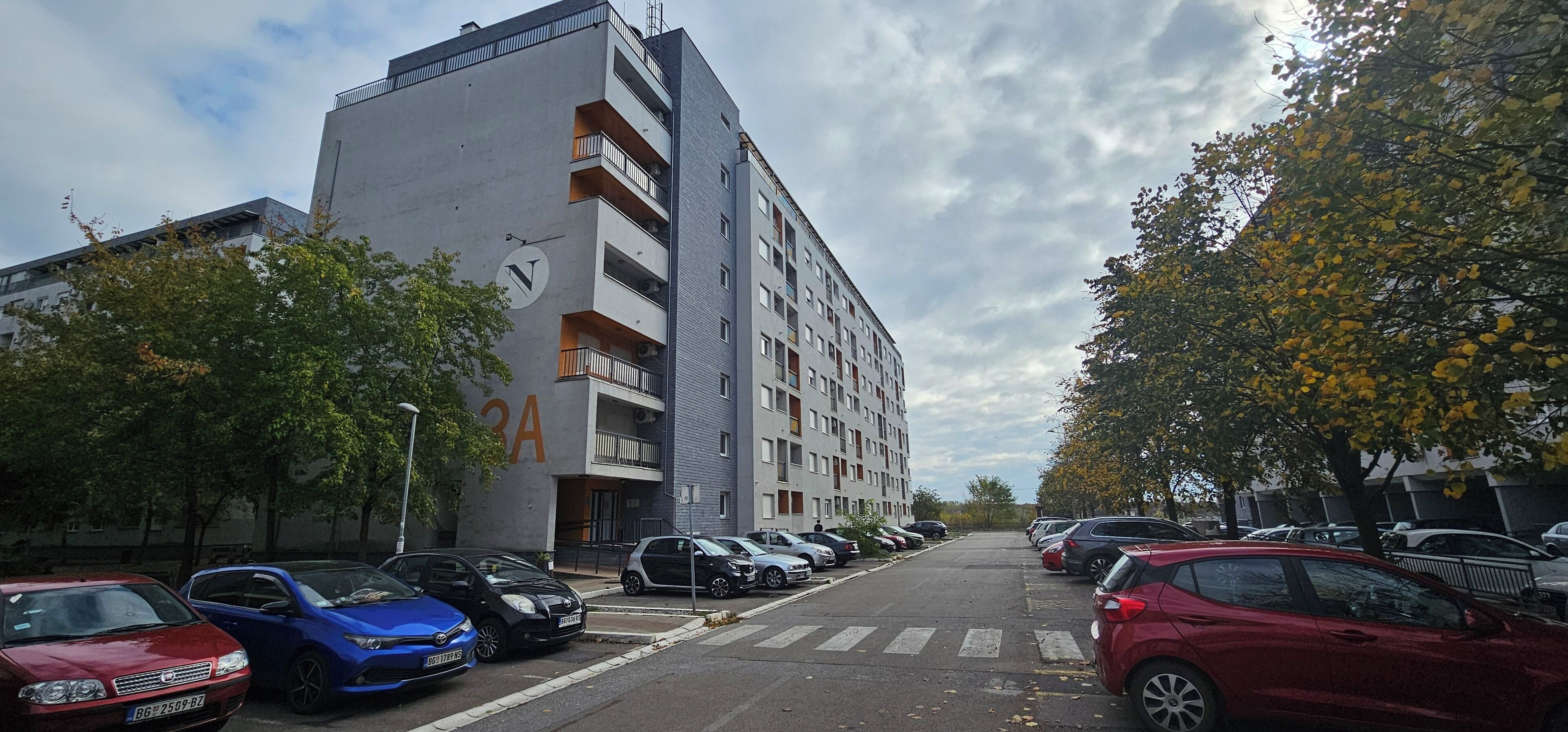 Fassade der Unterkunft