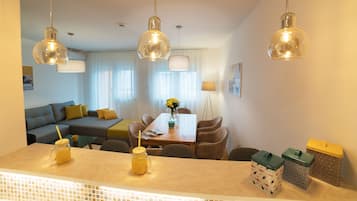 1 habitación y ropa de cama de alta calidad