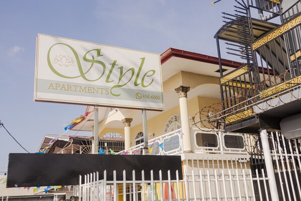 Façade de l’hébergement