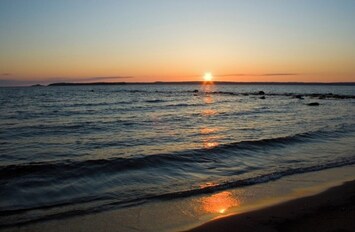 Beautiful sunset at the beach